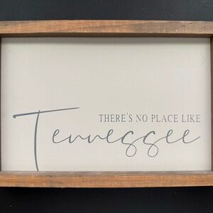 Tennessee Wall Art with Wooden Frame